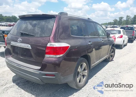 2011 Toyota Highlander Limited V6 from USA, damaged, VIN 5TDYK3EH1BS035076